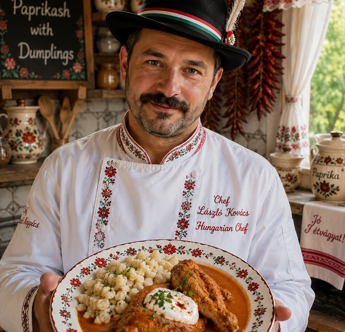 Hearty Hungarian Chicken Paprikash with Dumplings a93d13cf-d493-4177-a2e3-4a7d43076aa1