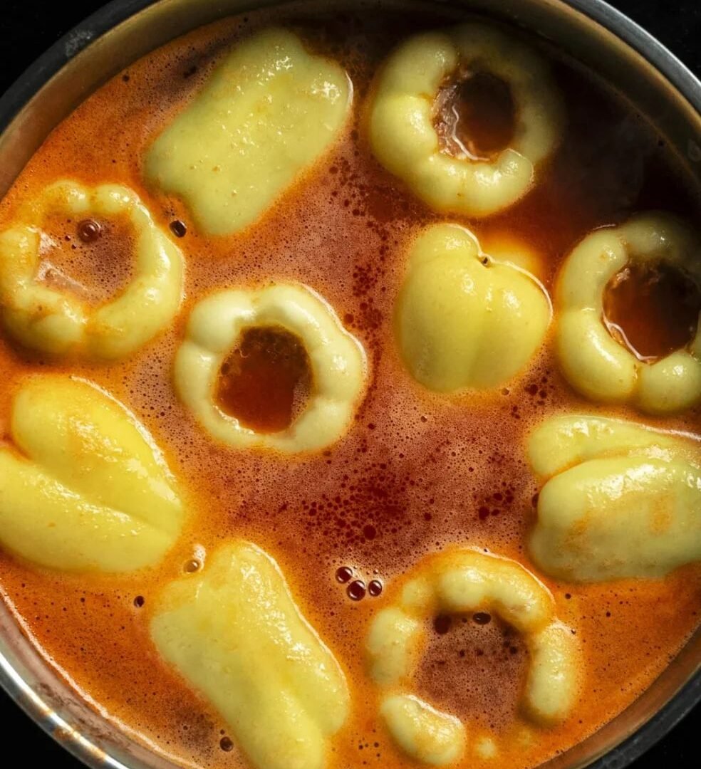 Authentic Hungarian Stuffed Peppers in Tomato Sauce Recipe (Töltött Paprika) f7ab294750342521a766d9ff775bdfbd